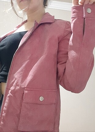 s Beden pembe Renk pembe ceket