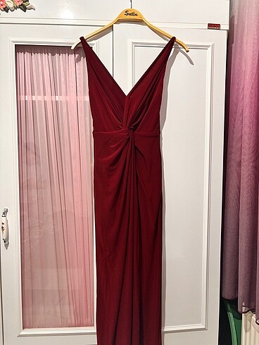 Zara Bordo Elbise