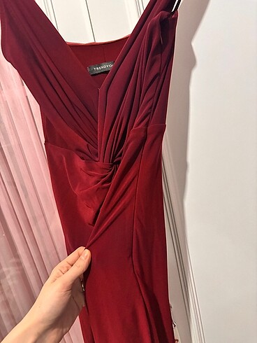 xs Beden bordo Renk Bordo Elbise