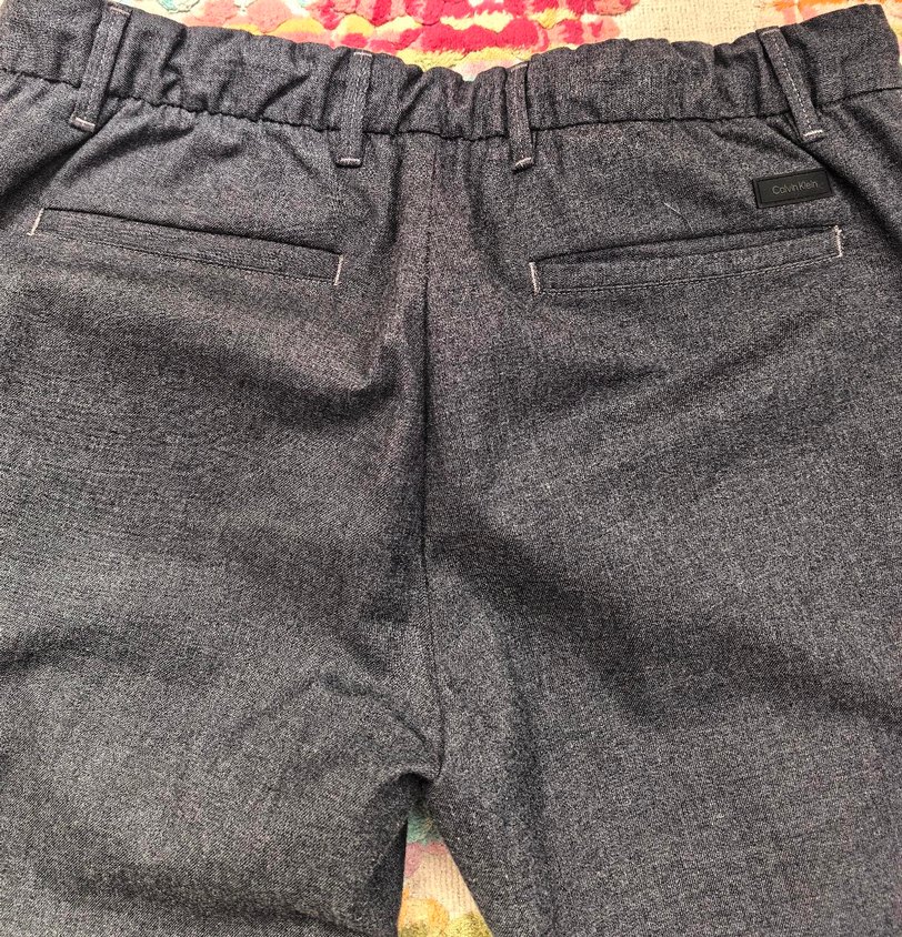 Calvin Klein Gri Melanj Rahat Pantolon — görsel 4/4