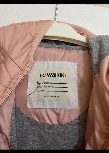 Bej Kapüşonlu çocuk Mont - Görsel 3