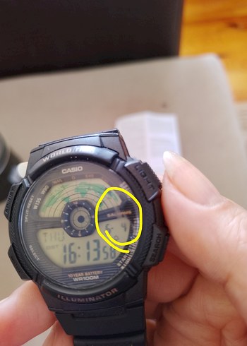 Casio Siyah Dijital Spor Saat