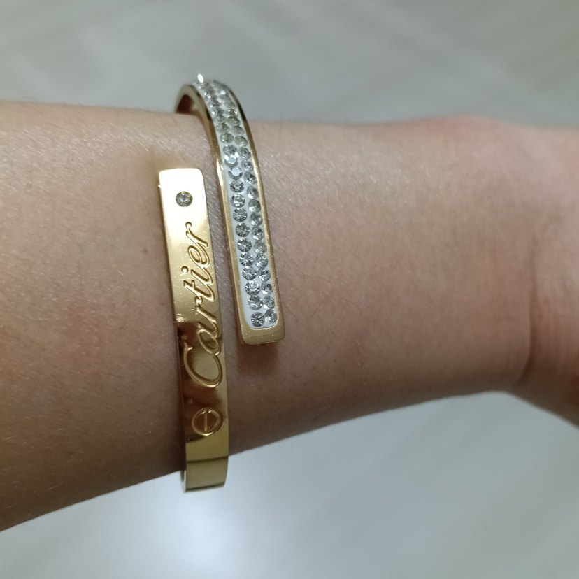 Cartier Altın Taşlı İnce Bileklik — görsel 4/4