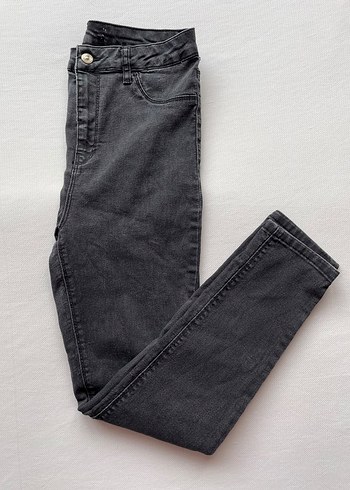 Diğer Koyu Antrasit Denim Jean