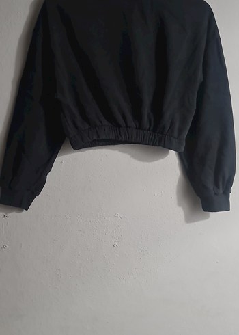Diğer Siyah Crop Bomber Ceket