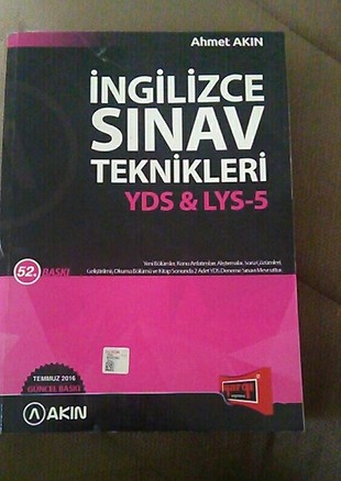 Akın dil ydsye uygun teknik ve soru kitabı #yds #yökdil