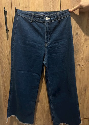 LC Waikiki Koyu Mavi Yuksek Bel Denim Pantolon