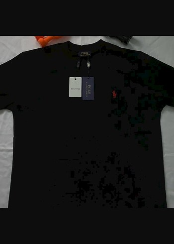 Polo Ralph Lauren Siyah Bisiklet Yaka Tisort