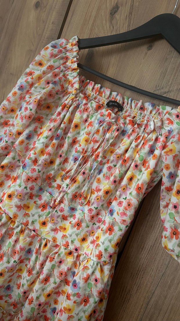 Günlük Çiçekli Elbise - Görsel 2