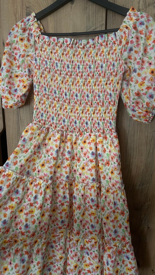 Günlük Çiçekli Elbise - Görsel 3