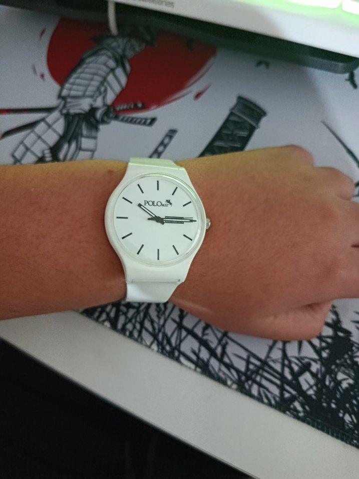 Minimal Beyaz Analog Kol Saati — görsel 6/9