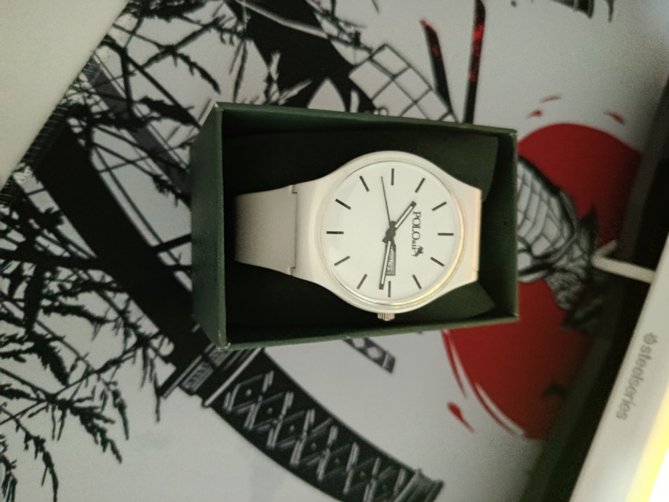 Minimal Beyaz Analog Kol Saati — görsel 7/9