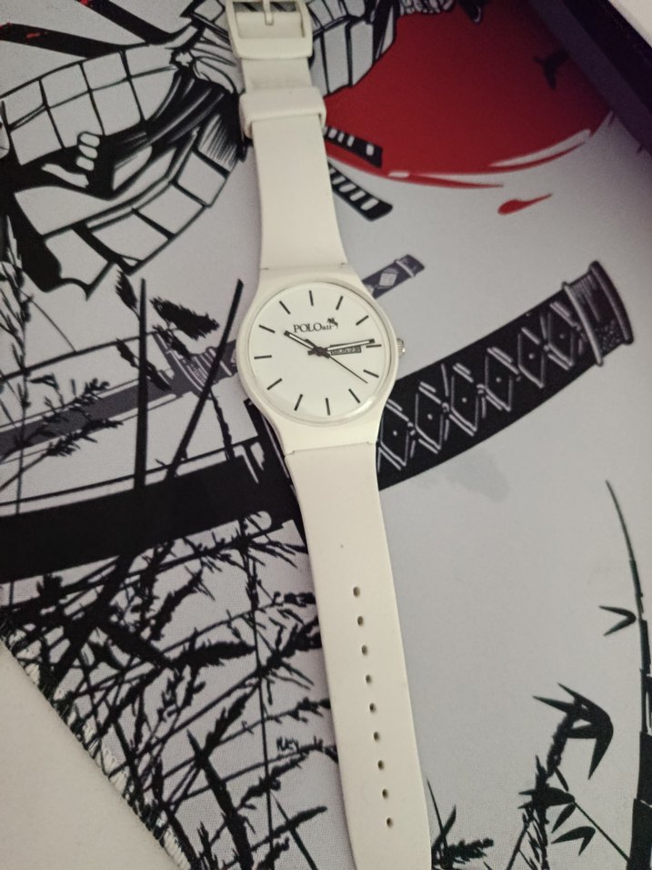 Minimal Beyaz Analog Kol Saati — görsel 4/9