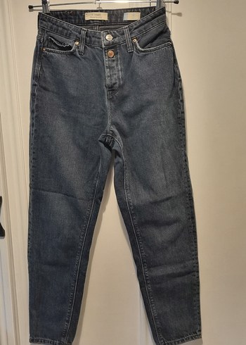 Colin's Koyu Mavi Yuksek Bel Denim Jean