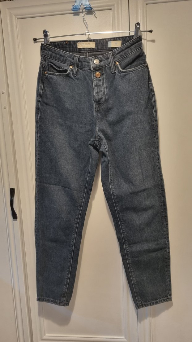 Koyu Mavi Yüksek Bel Denim Jean — görsel 3/8