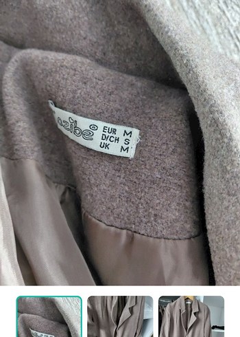 Mango Bej Melanj Yun Karisimi Klasik Blazer