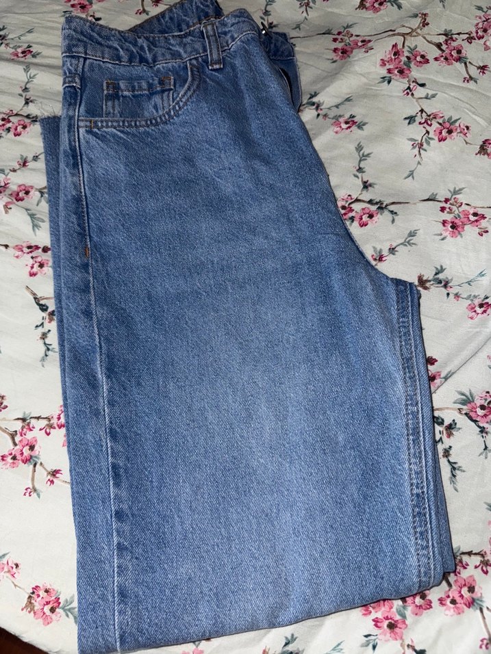 Açık Mavi Rahat Kesim Denim Jean — görsel 6/10