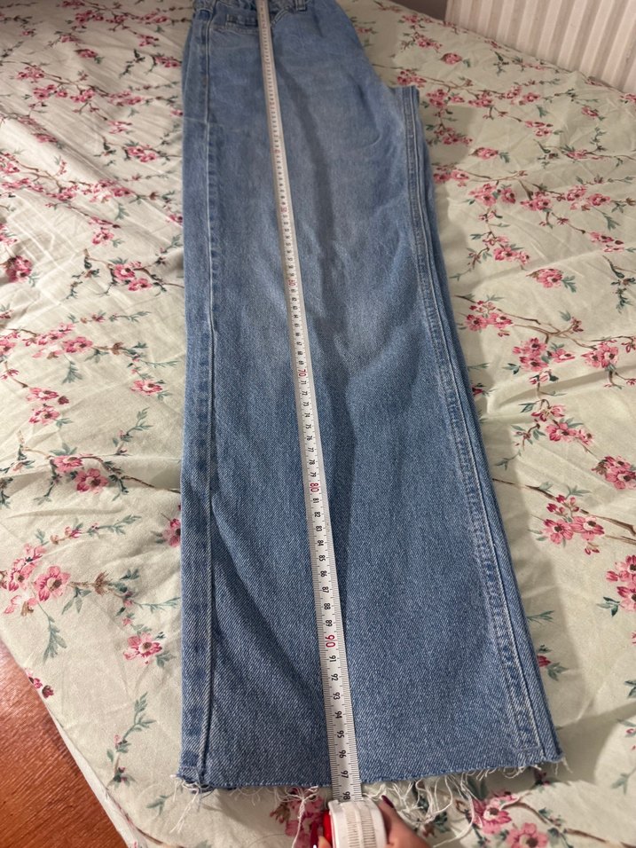 Açık Mavi Rahat Kesim Denim Jean — görsel 7/10