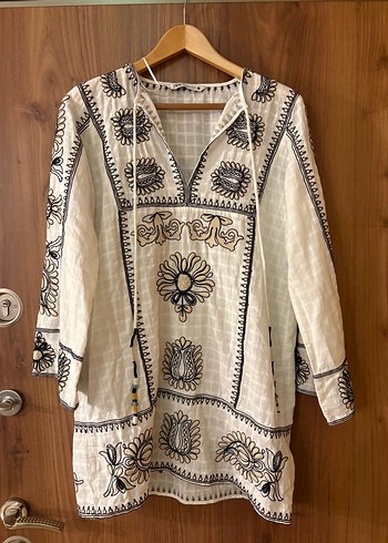 Zara Bohem Cicekli Elbise Rahat Ve Sik