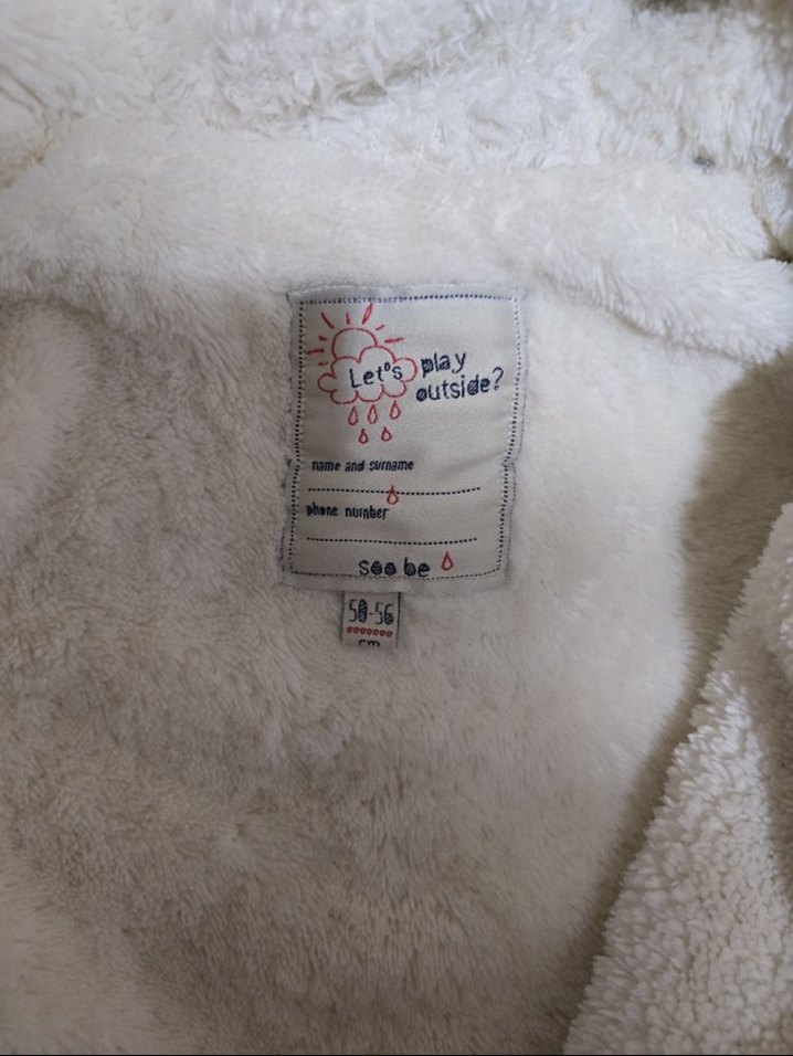 Gri Kürklü Bebek Tulumu - Görsel 2