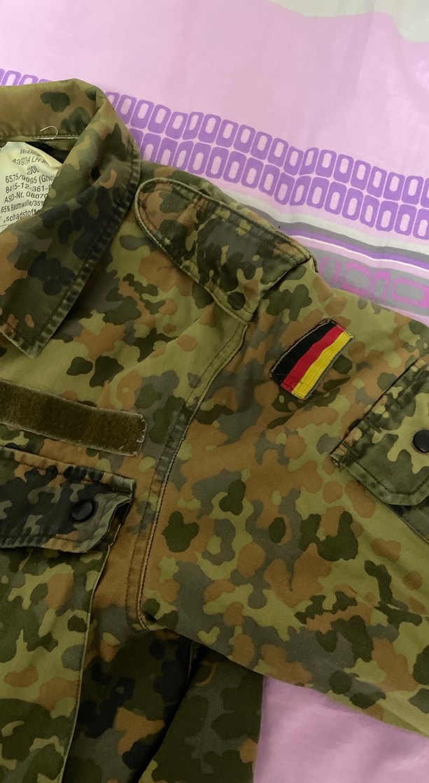 Erkek Kamuflaj Düğmeli Ceket - Görsel 4