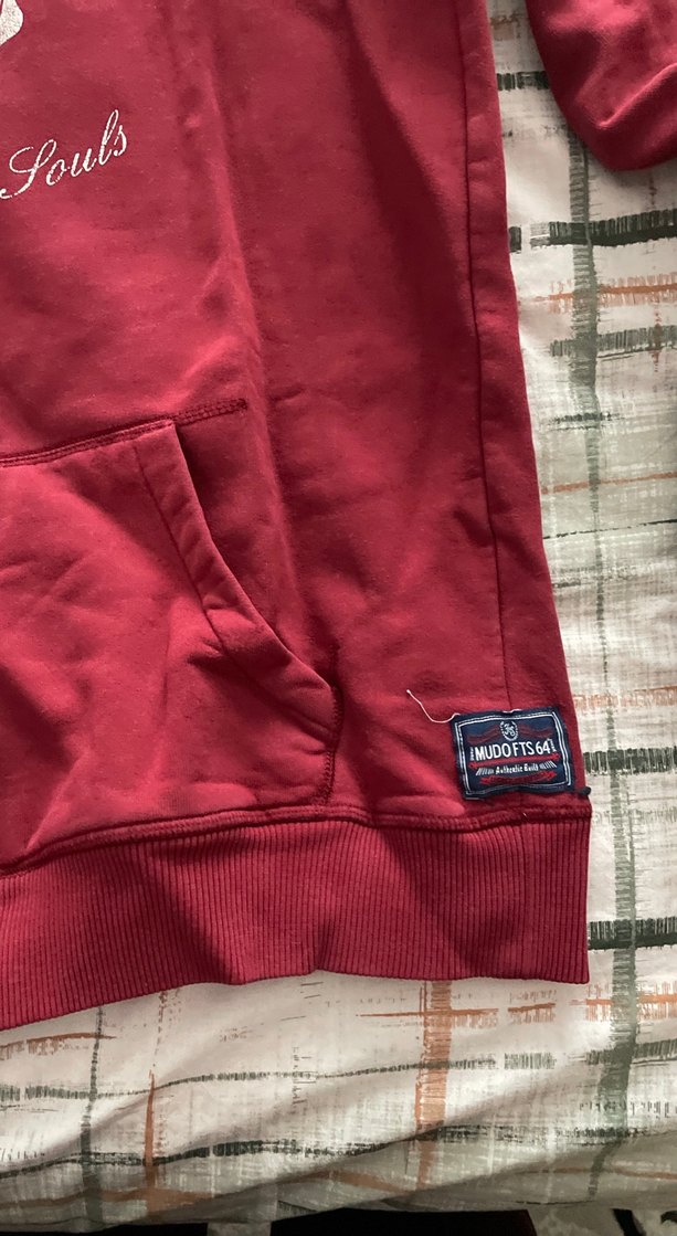 Bordo Rhode Island Kapüşonlu Sweatshirt — görsel 2/4