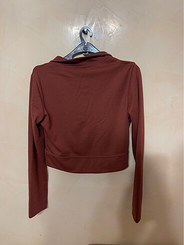 m Beden kahverengi Renk Crop top