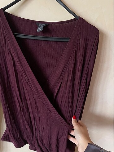 s Beden bordo Renk Bordo bluz