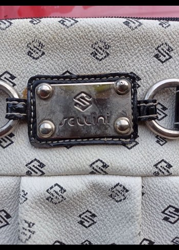 Bej Baskılı Deri Kadın Çanta - Görsel 3