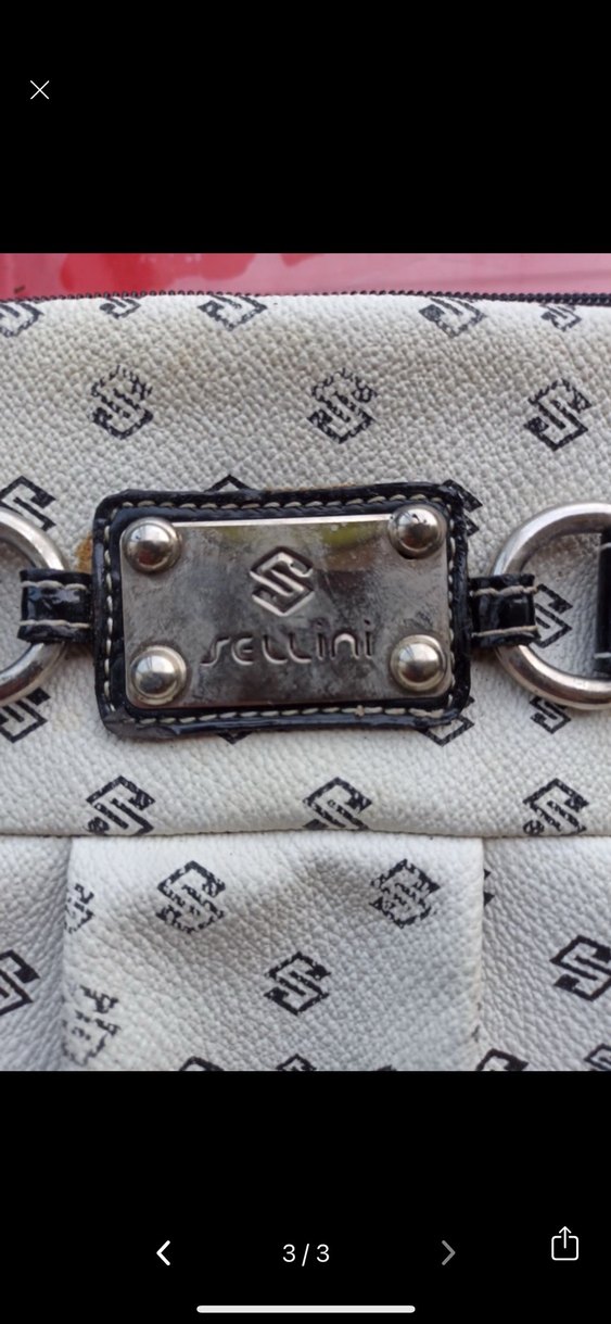 Bej Baskılı Deri Kadın Çanta - Görsel 3