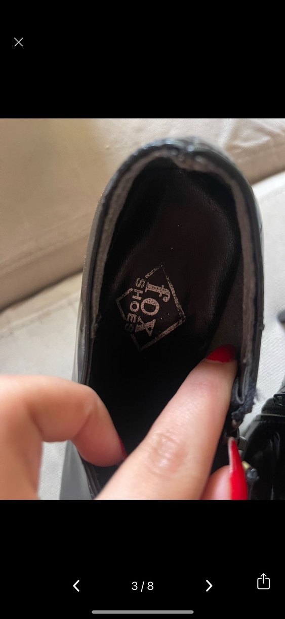 Siyah Parlak Rugan Stiletto Topuklu Bot - Görsel 3