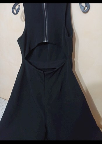 Siyah Kadın Uzun Tulum - Görsel 3