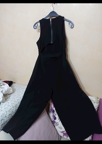 Siyah Kadın Uzun Tulum - Görsel 2