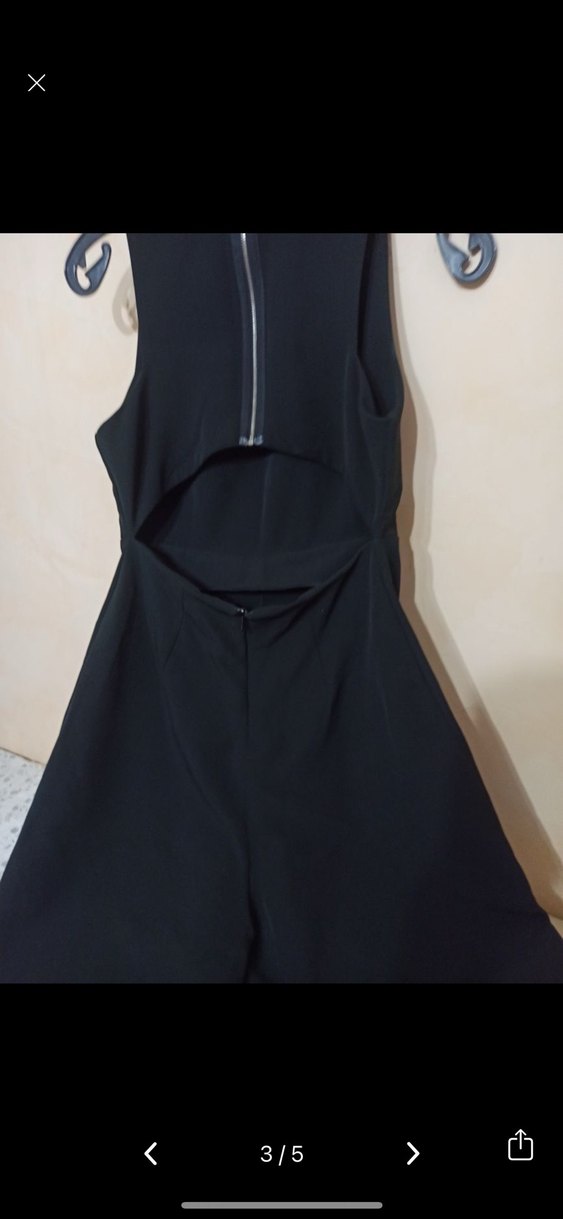 Siyah Kadın Uzun Tulum - Görsel 3