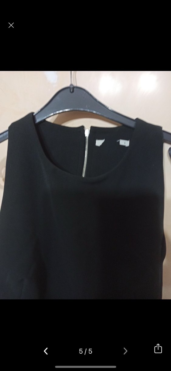 Siyah Kadın Uzun Tulum - Görsel 5