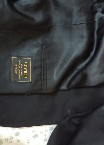 Siyah Erkek Düz Kesim Blazer Ceket - Görsel 7