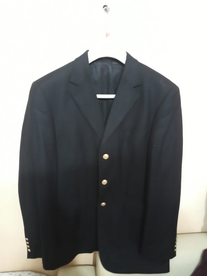 Siyah Erkek Düz Kesim Blazer Ceket - Görsel 5