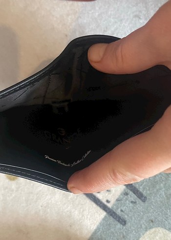 Baskılı Siyah Modern Klasik Erkek Cüzdanı Grande hakiki deri - Görsel 6