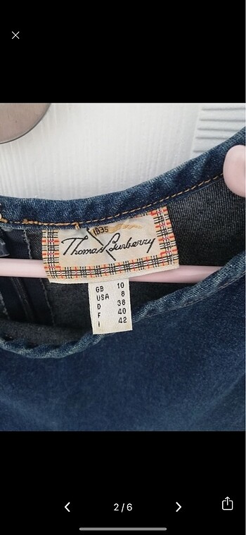 m Beden Burberry Jean elbise
