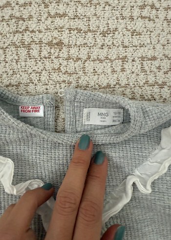 Mango kız çocuk kazak - Görsel 3