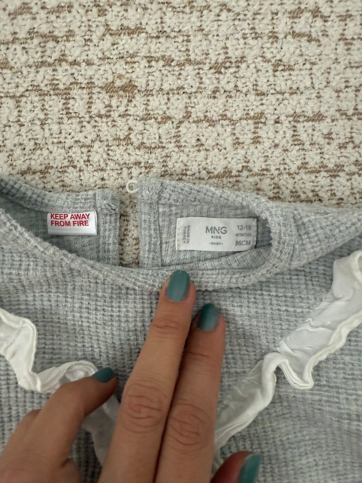 Mango kız çocuk kazak - Görsel 3