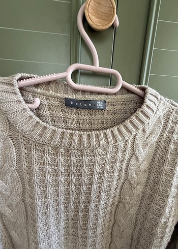 Koton kadın bej kazak - Görsel 2