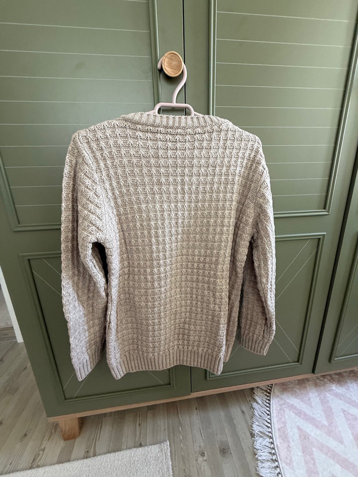 Koton kadın bej kazak - Görsel 3