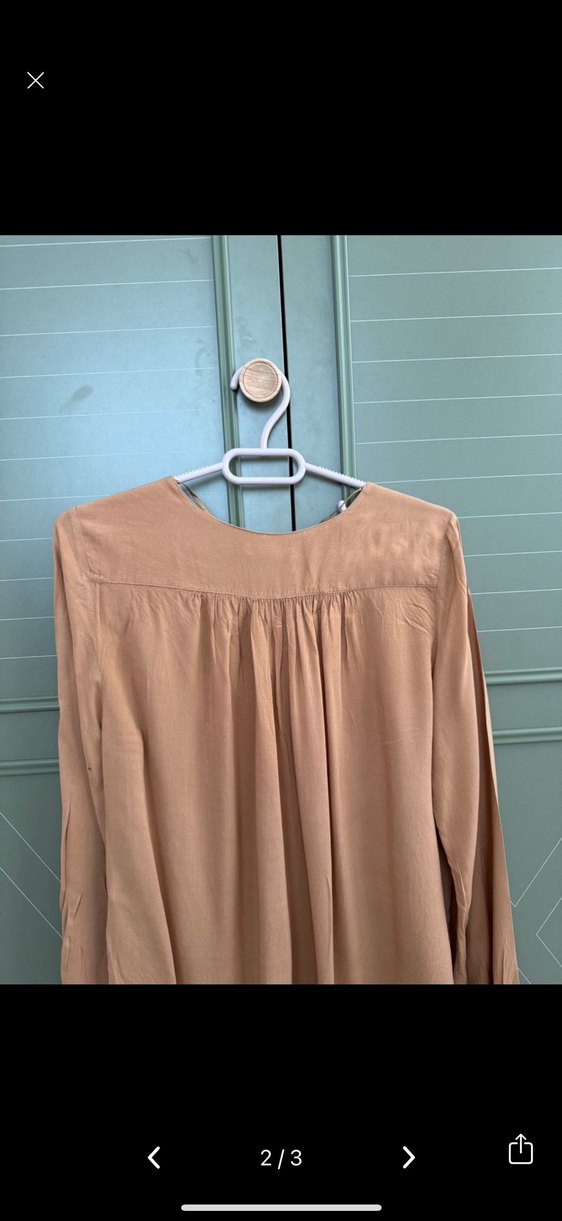 h&m Bej Kadın Gömlek - Görsel 2