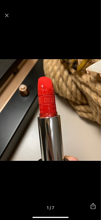 Dior ruj no 999 kırmızı special edition
