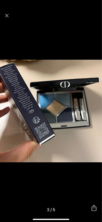  Beden Dior far paleti fırçalı 279 Denim 5 renk