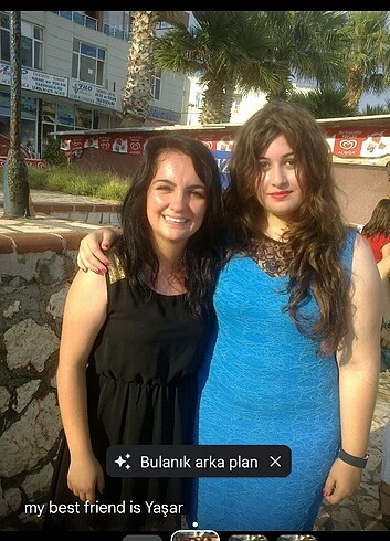 Mavi jakarli abiye elbise  - Görsel 6