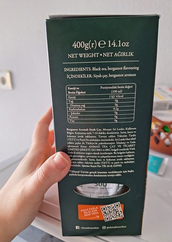Ahmad Tea Special Blend Bergamotlu Siyah Çay 400g - Görsel 4