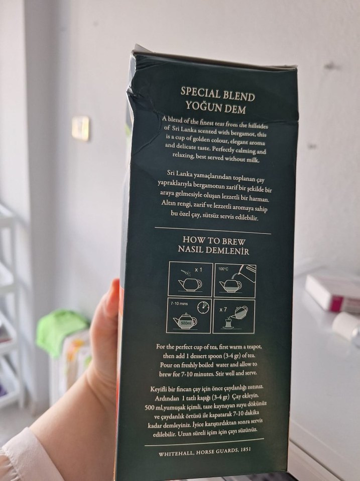 Ahmad Tea Special Blend Bergamotlu Siyah Çay 400g - Görsel 5