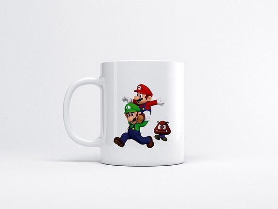 Süper Mario Tasarımlı Kupa